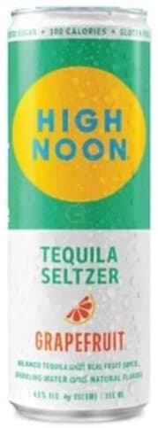 High Noon Grapefruit Tequila Hard Seltzer Single Serve