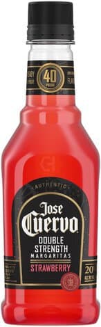 Jose Cuervo Authentic Margarita Double Strength Strawberry Cocktail 375ML