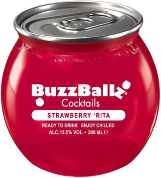 Buzz Ballz Strawberry Rum Job 200ML
